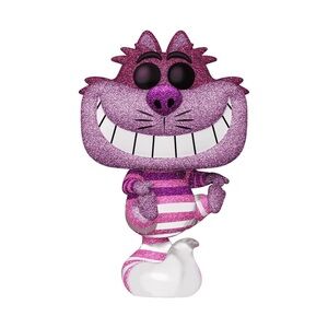 Cheshire Cat Glitter Figure - Purple and White